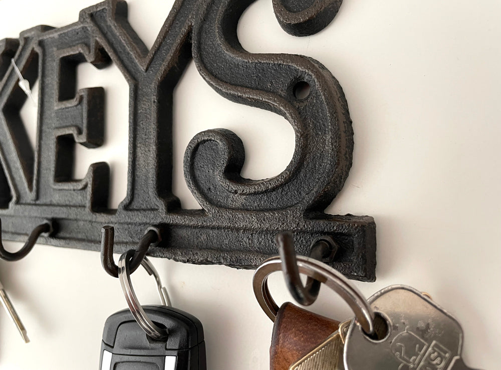 Schlüsselhaken Hakenleiste KEYS Schlüsselbrett Schlüsselleiste Schlüss –
