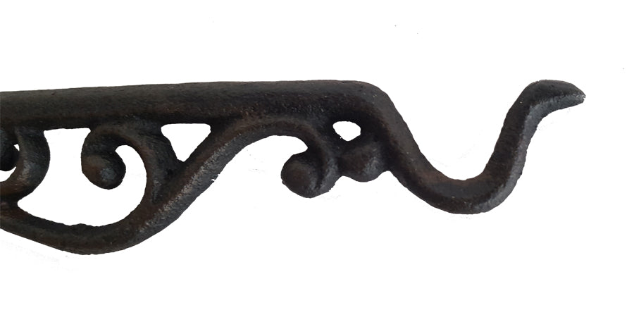 LB H&F Blumenampelhaken Halterung Wandhaken Metall Gusseisen massiv