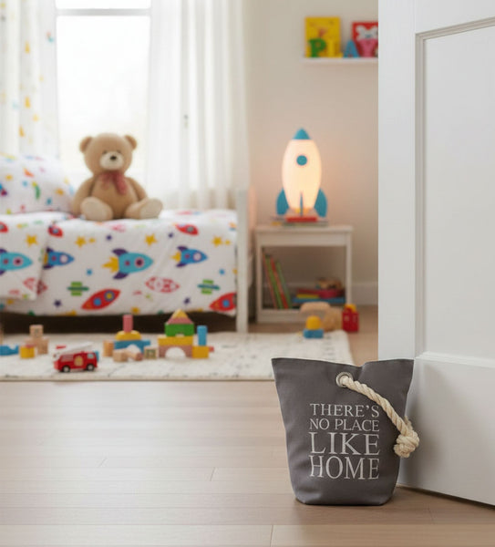 Lilienburg Türstopper schwer Stoff Sack Vintage Grau Home OO NEO