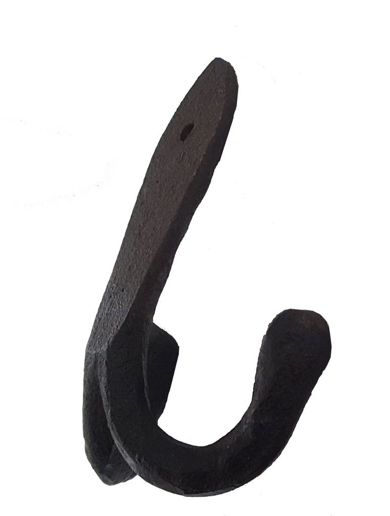 LB H&F 3 x Wandhakenhaken Haken Set Garderobe Wandgarderobe Kleiderhaken Metall Nostalgie massiv - Schmiede Optik - schwere Qualität