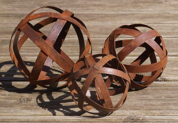 Garten In Der Nähe Dekokugel, Rost 40cm Sonne Deko-Kugel