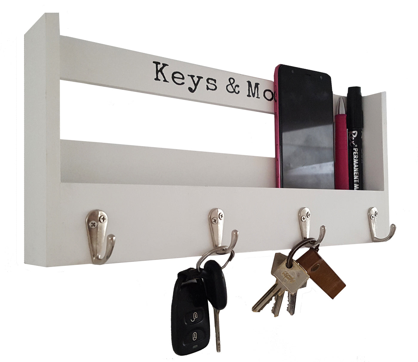 LB H&F Schlüsselkasten Schlüsselschrank Schlüsselbrett mit Ablage