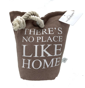 Lilienburg Türstopper " There`s No Place like Home " schwer Stoff Sack Vintage (Cappuccino)